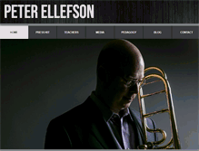 Tablet Screenshot of peterellefson.com